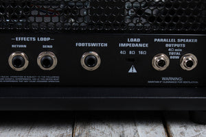 EVH 5150 Iconic Series 80 Watt Head Electric Guitar Amplifier Head Black w FTSW