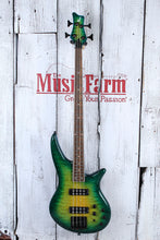 Load image into Gallery viewer, Jackson X Series Spectra Bass SBXQ IV 4 String Electric Bass Guitar Amber Blue OPEN BOX DEMO