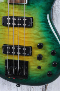 Jackson X Series Spectra Bass SBXQ IV 4 String Electric Bass Guitar Amber Blue OPEN BOX DEMO