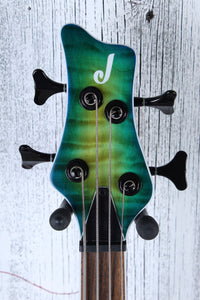 Jackson X Series Spectra Bass SBXQ IV 4 String Electric Bass Guitar Amber Blue OPEN BOX DEMO