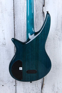 Jackson X Series Spectra Bass SBXQ IV 4 String Electric Bass Guitar Amber Blue OPEN BOX DEMO