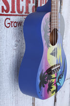 Luna Uke Kauwela Summer Concert Ukulele Custom Kauwela Summer Graphic w Gig Bag