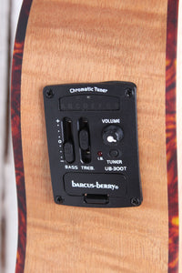 Oscar Schmidt OUB800K Bass Ukulele Acoustic Electric Bass Uke with Gig Bag