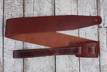 Load image into Gallery viewer, PERRI Leather Strap Exotic Tooled - Brown