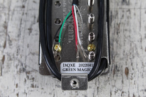 Seymour Duncan Green Magic Bridge Humbucker Electric Guitar Pickup Black