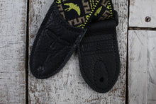Load image into Gallery viewer, PRS Jacquard Hootenanny Style Guitar Strap w/ Yellow &amp; Black Birds