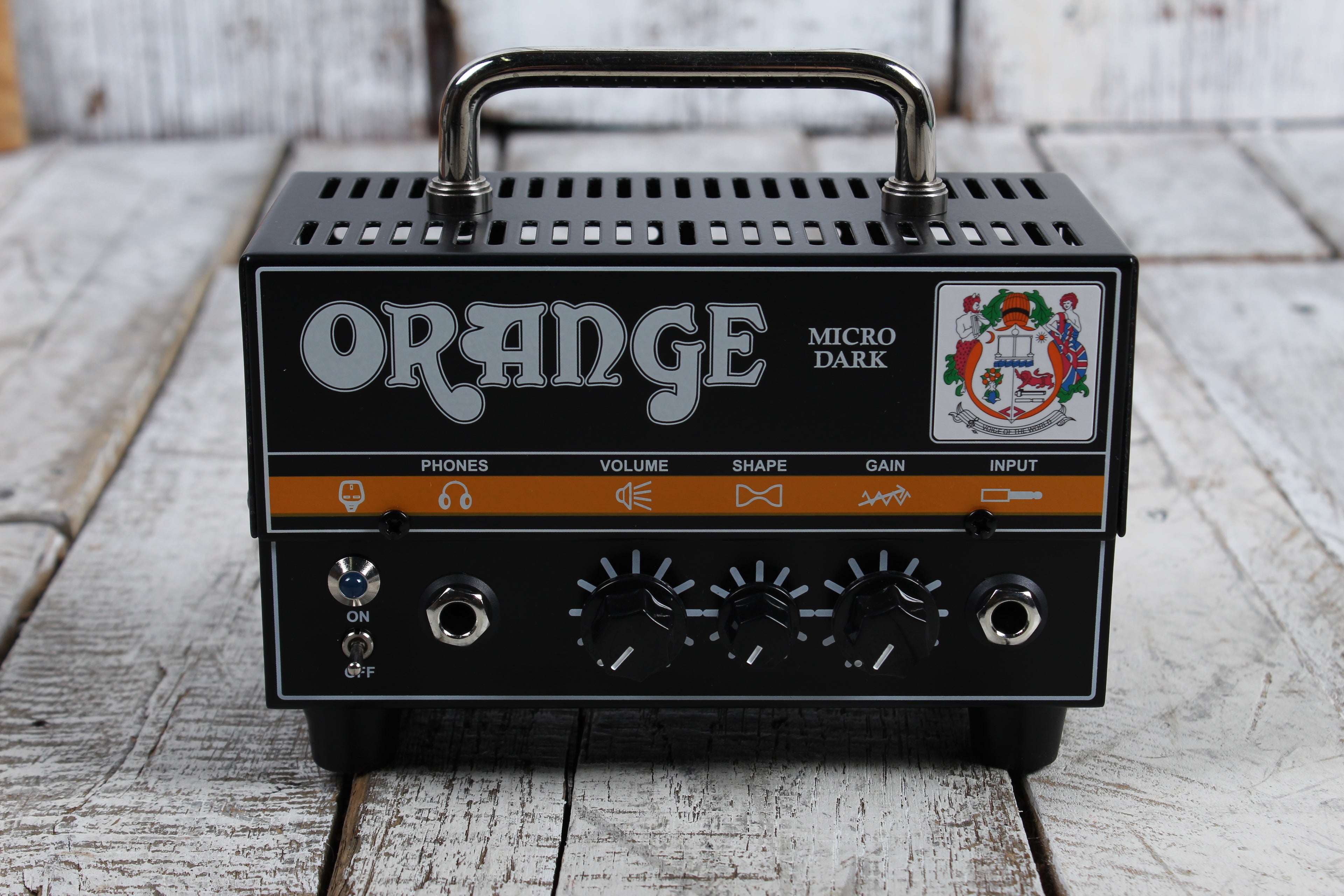 Orange Micro Dark Solid State Hybrid Electric Guitar Amplifier Head 20W Amp