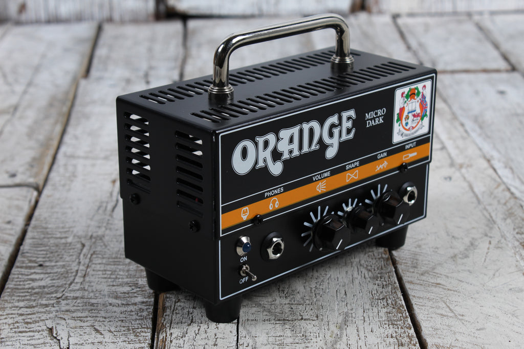 Orange Micro Dark Solid State Hybrid Electric Guitar Amplifier Head 20W Amp
