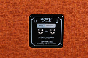 Orange PPC112 Electric Guitar Speaker Cabinet 60 Watt 1 x 12 Closed Back Amp Cab
