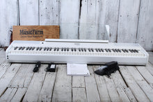 Load image into Gallery viewer, Yamaha P-515 White 88 Key Digital Piano with Power Supply and Sustain Pedal