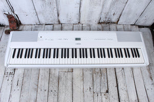 Yamaha P-515 White 88 Key Digital Piano with Power Supply and Sustain Pedal