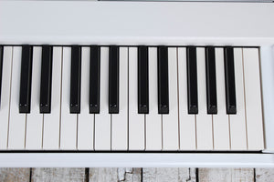 Yamaha P-515 White 88 Key Digital Piano with Power Supply and Sustain Pedal