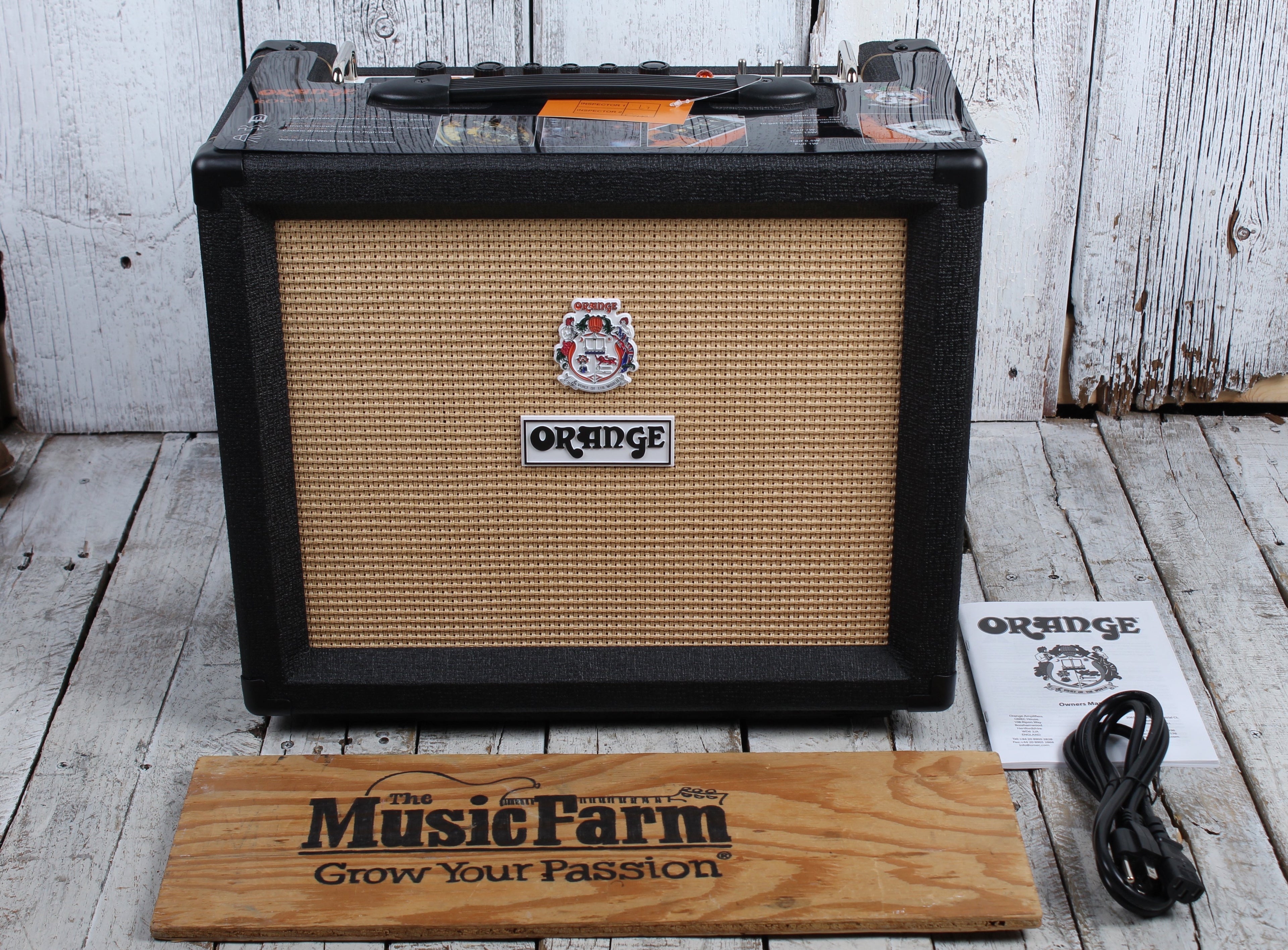 Orange ROCKER 15 Electric Guitar Amplifier Multi Watt 1 x 10 All Tube Amp Black