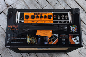 Orange ROCKER 15 Electric Guitar Amplifier Multi Watt 1 x 10 All Tube Amp Black