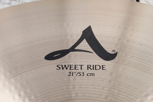 Zildjian A Zildjian Sweet Ride Drum Cymbal 21 Inch Ride Drum Cymbal A0079