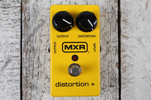 Dunlop MXR M104 Distortion+ Electric Guitar Effects Pedal Distortion Plus