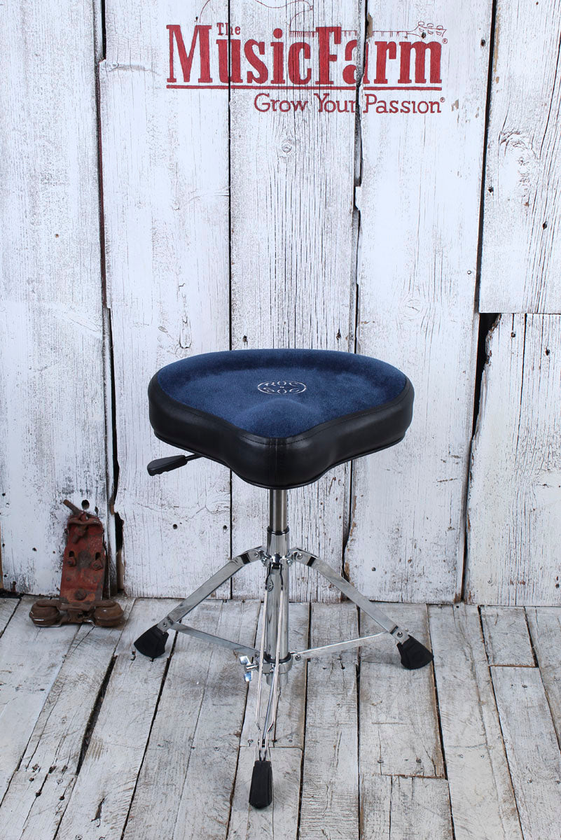 Roc N Soc NR H-B Nitro Throne Adjustable Hydraulic Hugger Seat Drum Throne Blue