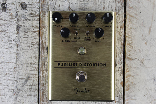 Fender Pugilist Distortion Pedal Electric Guitar Effects Pedal with Box