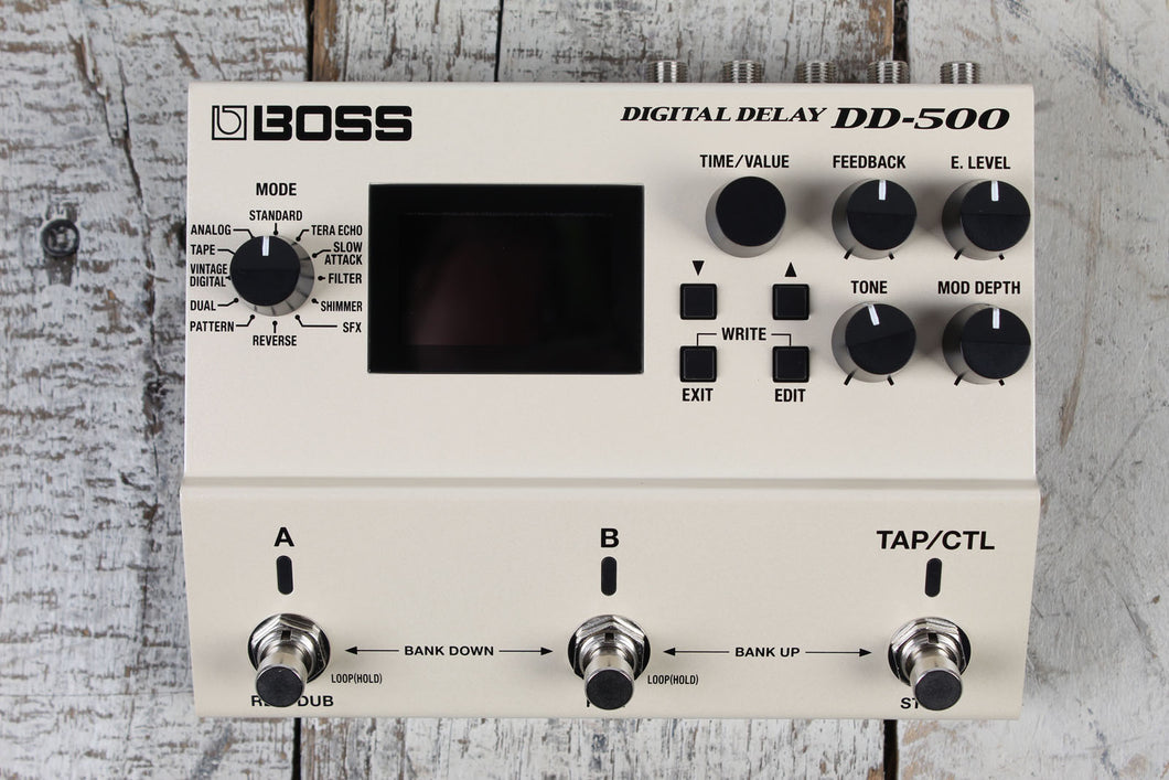 Boss DD-500 Digital Delay Pedal Electric Guitar Digital