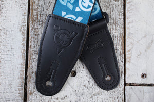 Levys 2" Dye-Sublimation "Guitar 4 Vets" Strap - Blue and White
