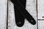 Henry Heller 2.5 Inch Suede with Leather X's Strap Black & Brown