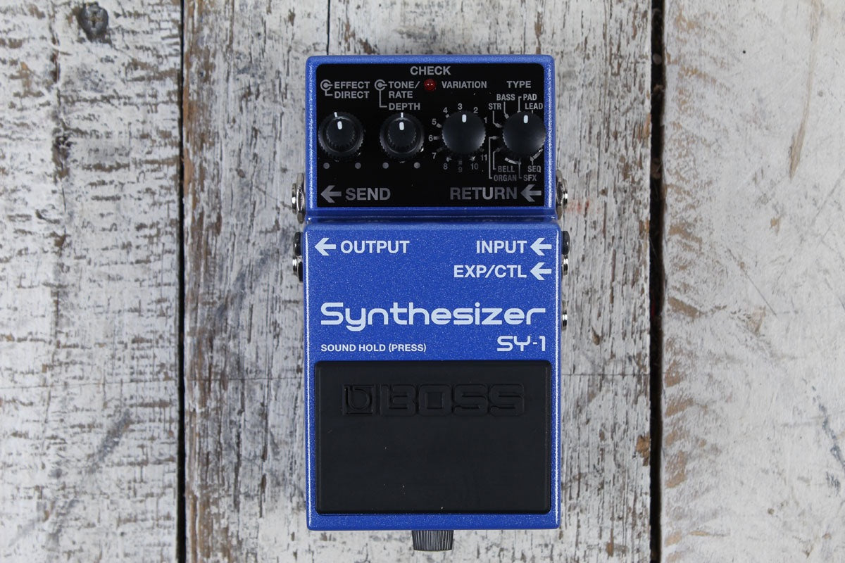 Boss SY-1 Guitar Synthesizer Pedal Electric Guitar or Bass Synth Effects Pedal Main image