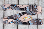 Henry Heller 2" Wide Peacock Tattoo Design Guitar Strap