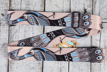Load image into Gallery viewer, Henry Heller 2&quot; Wide Peacock Tattoo Design Guitar Strap