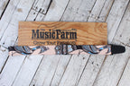 Henry Heller 2" Wide Peacock Tattoo Design Guitar Strap