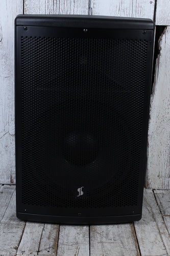 Stagg AS12B Active Speaker 12 Inch 2 Way Powered Speaker with 2 UHF Microphones and Bluetooth