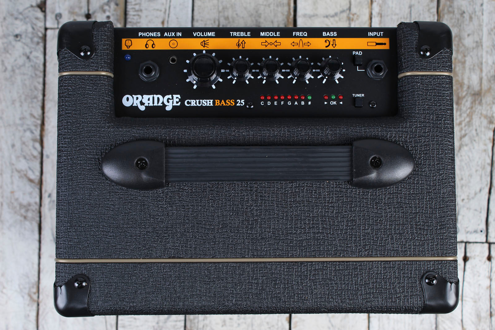 Orange CRUSH BASS 25 BLACK Electric Bass Guitar Amplifier 25 Watt 1x8 Combo Amp