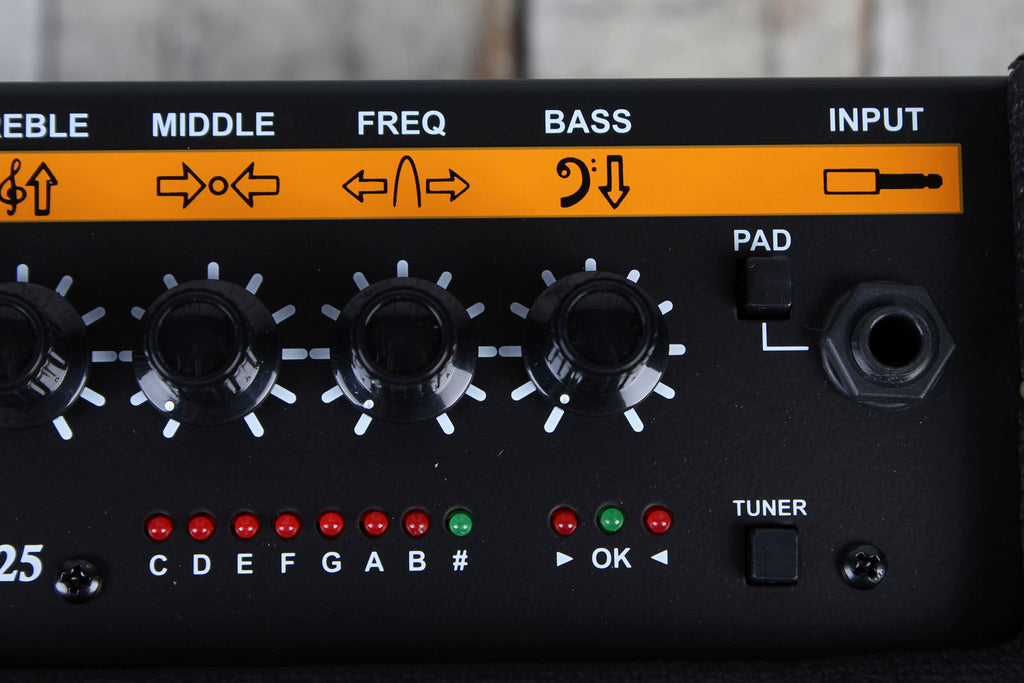 Orange CRUSH BASS 25 BLACK Electric Bass Guitar Amplifier 25 Watt 1x8 Combo Amp