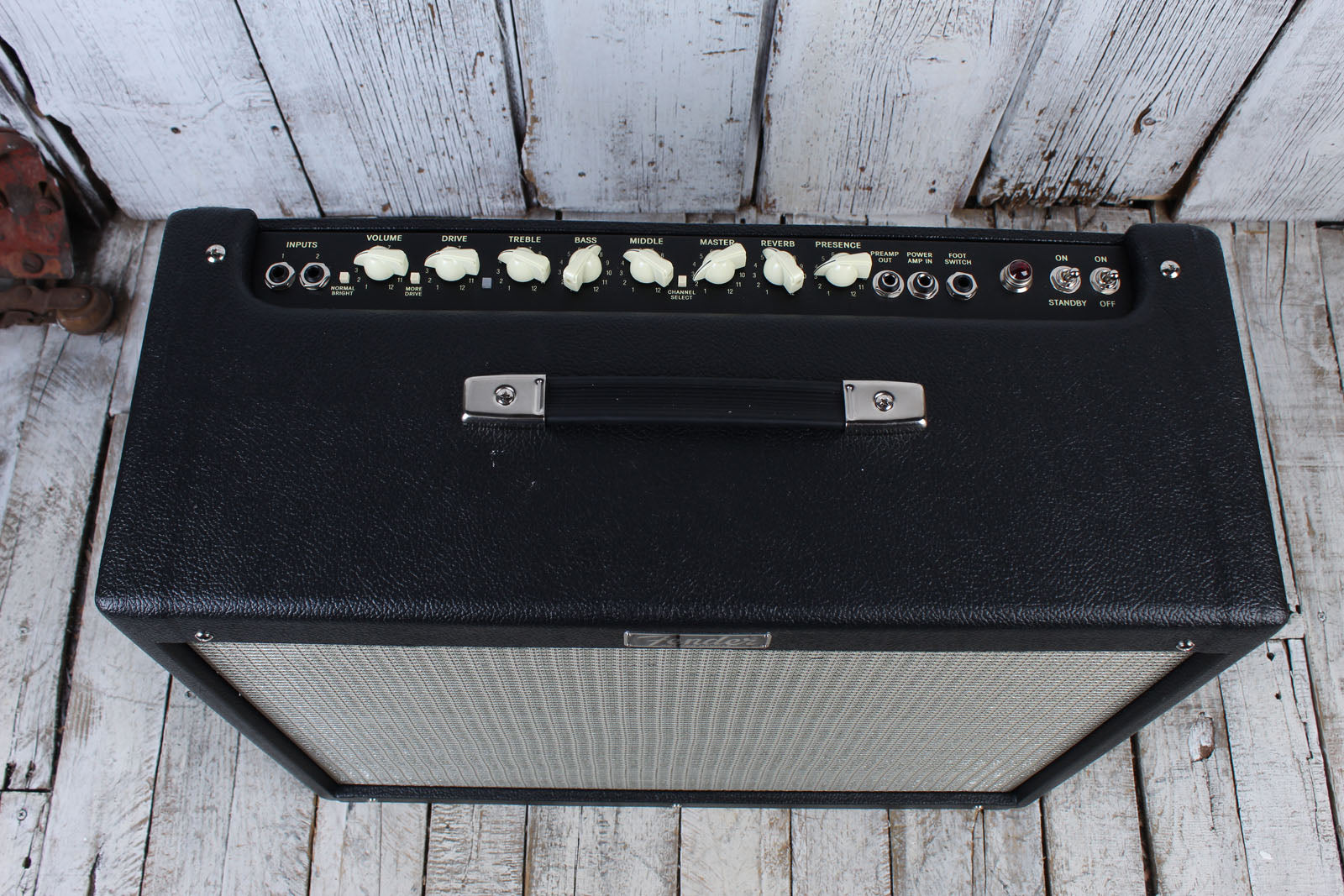 Fender Hot Rod DeVille 212 IV Electric Guitar Amplifier with Footswitch & Cover