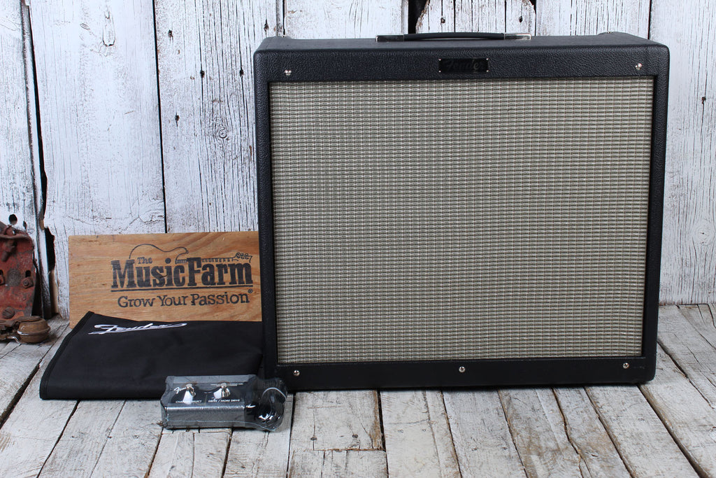 Fender Hot Rod DeVille 212 IV Electric Guitar Amplifier with Footswitch & Cover