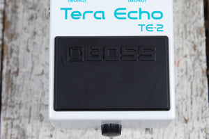 Boss TE-2 Tera Echo Reverb Pedal Electric Guitar Echo/Delay Effects Pedal