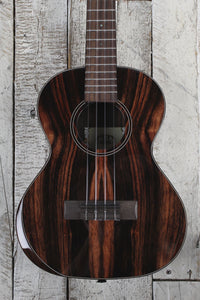 Kala Premier Exotic Series Uke Premier Exotic Ebony Tenor Ukulele Gloss Finish