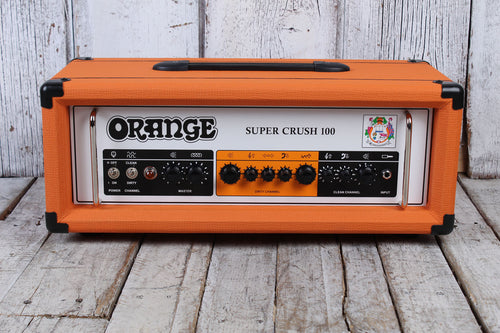 Orange Super Crush 100 Electric Guitar Amplifier Head 100W Solid State Amp Head