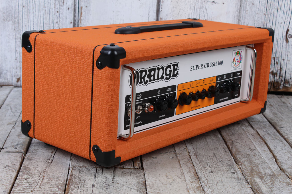 Orange Super Crush 100 Electric Guitar Amplifier Head 100W Solid State Amp Head