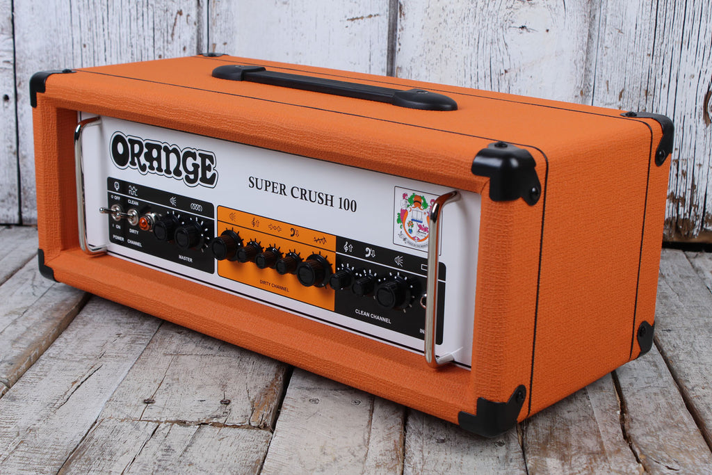 Orange Super Crush 100 Electric Guitar Amplifier Head 100W Solid State Amp Head