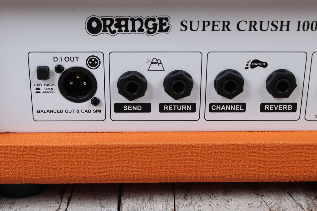 Orange Super Crush 100 Electric Guitar Amplifier Head 100W Solid State Amp Head