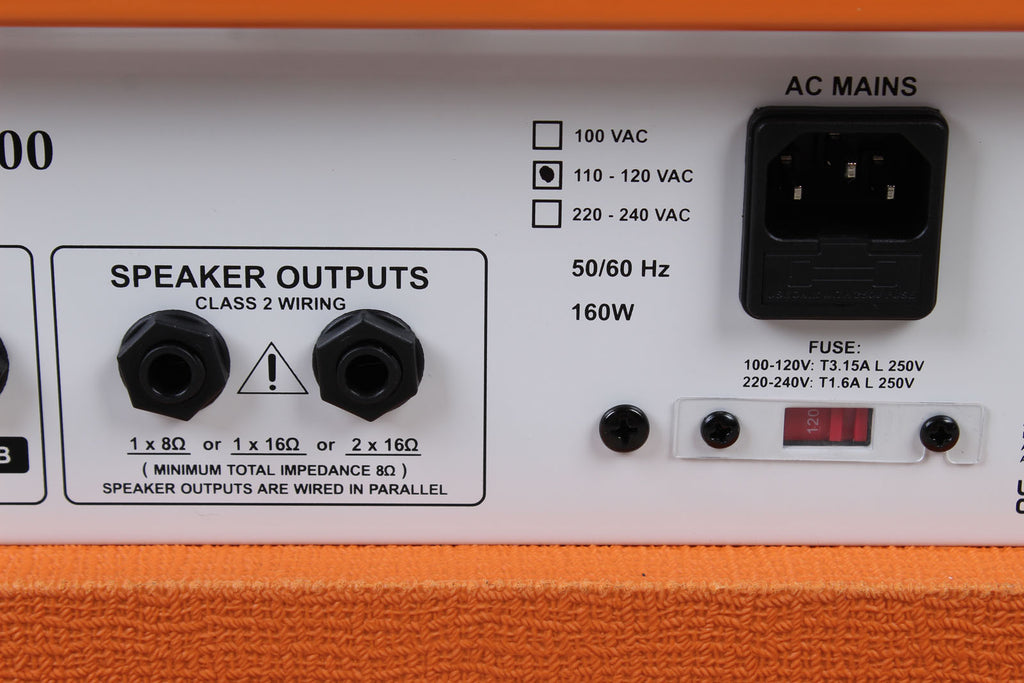 Orange Super Crush 100 Electric Guitar Amplifier Head 100W Solid State Amp Head