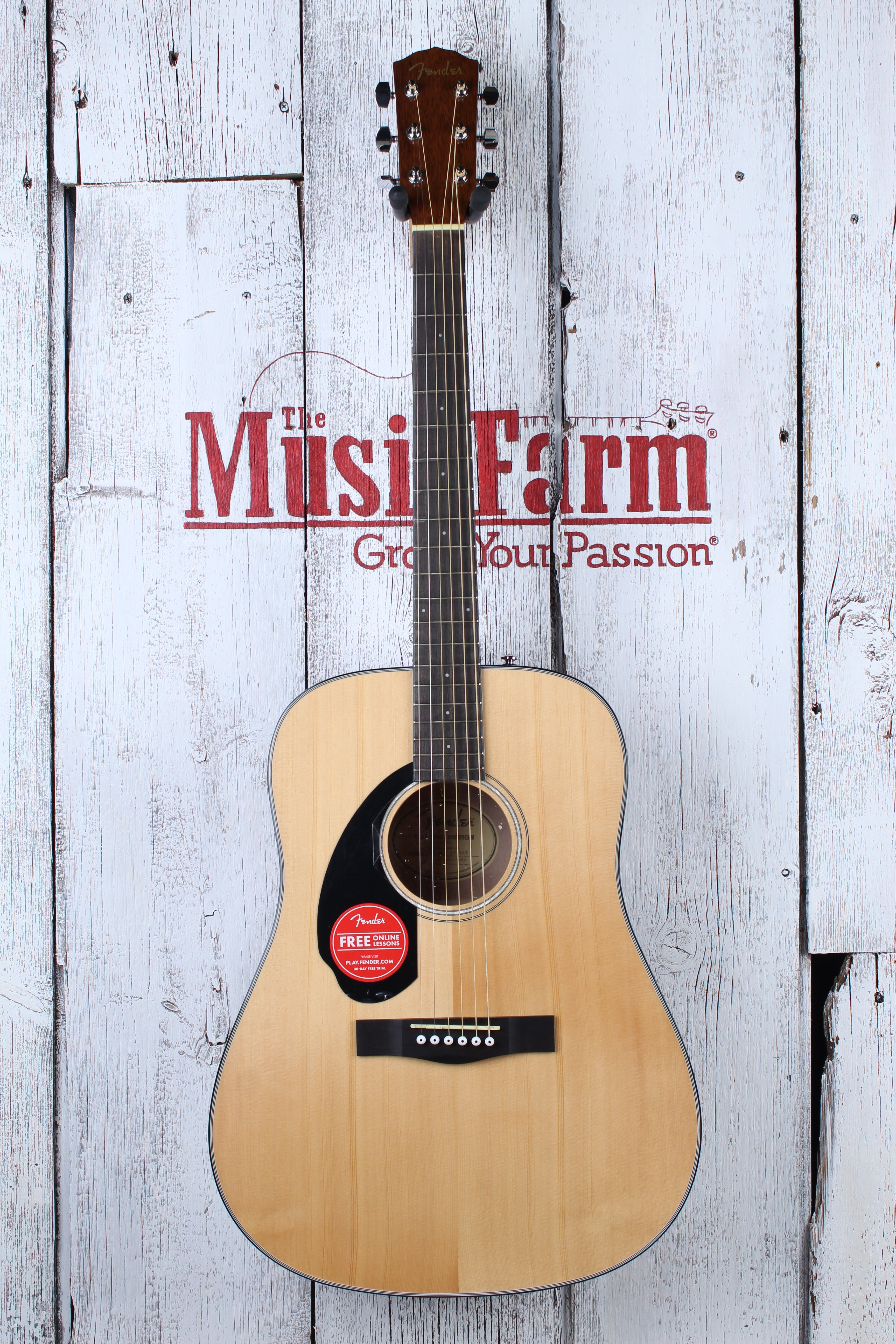 Fender CD-60S Left Hand Dreadnought Acoustic Guitar Solid Spruce Top Natural Secondary image