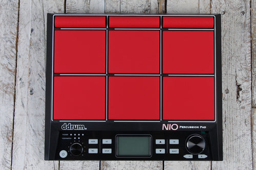 Ddrum NIO Percussion Pad 9 Pad Drum Controller with 2 Foot Pedal Inputs