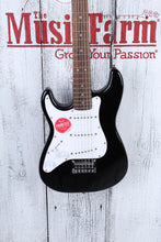 Load image into Gallery viewer, Fender® Squier Mini Stratocaster Left Handed Electric Guitar Lefty Strat Black