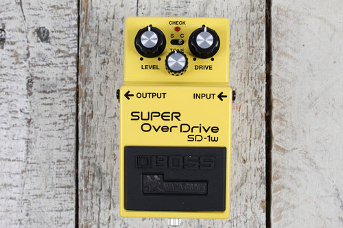 Boss SD-1W Waza Craft Super Overdrive Pedal Electric Guitar Effects Pedal