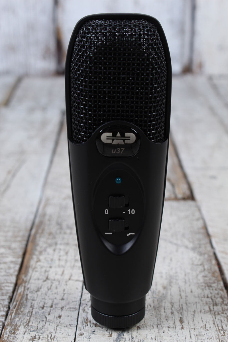 U37 CAD Audio U37 USB Large Diaphragm Cardioid Condenser Microphone wi ...