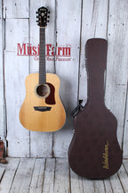Washburn HD100SWK Heritage Series Acoustic Guitar Natural with Hardshell Case