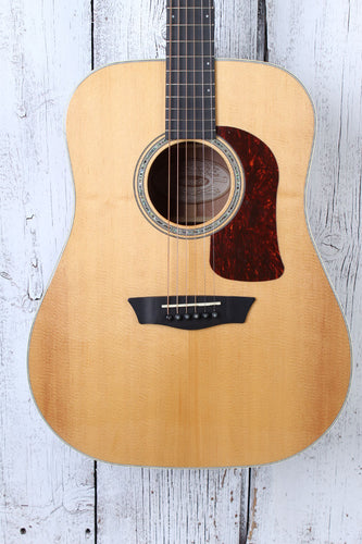Washburn HD100SWK Heritage Series Acoustic Guitar Natural with Hardshell Case