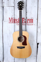 Washburn HD100SWK Heritage Series Acoustic Guitar Natural with Hardshell Case