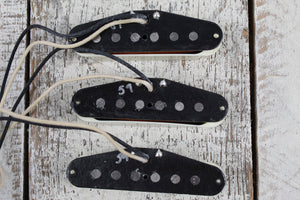 Fender® Pure Vintage '59 Strat Electric Guitar Pickup Set Vintage White